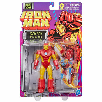 Retro-Style Blister Card: Display this Marvel Legends Iron Man figure on your shelf with collectible packaging designed to recreate the classic Marvel Legends releases!