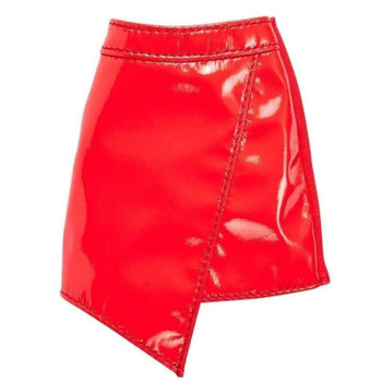 Barbie Fashions - Red Faux Leather Skirt Barbie Fashions - Red Faux Leather Skirt