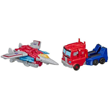Warrior Class Optimus Prime and Starscream figures inspired by the Cyberverse animated series