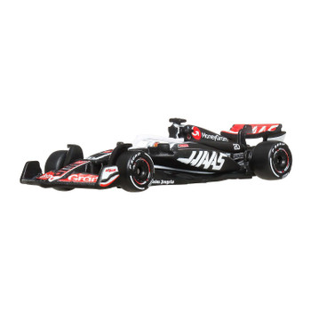 Featuring premium details and authentic livery, this collectible F1 vehicle celebrates the 2024 MoneyGram Haas F1 Team - VF-24 (#20) car