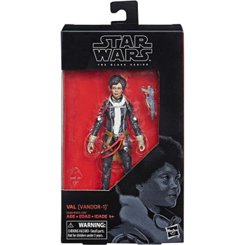 Star Wars The Black Series 6-Inch #71 VAL (VANDOR-1) Action Figure in packaging