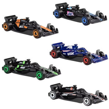 Hot Wheels FORMULA 1 Race Team 1:64 Scale Die-cast Vehicle 5-Pack