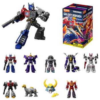 Authentic Transformers model kits with 9 unique designs per set box and 24–52 buildable pieces each. No duplicates guaranteed in set boxes! Authentic Transformers model kits with 9 unique designs per set box and 24–52 buildable pieces each. No duplicates guaranteed in set boxes!