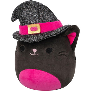 Add this 7.5-inch Catarina the Black Cat Squishmallows plush to your Halloween Squad! Add this 7.5-inch Catarina the Black Cat Squishmallows plush to your Halloween Squad!