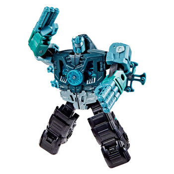 This Transformers The Thirteen Micronus Prime figure features deco and details inspired by the Transformers universe