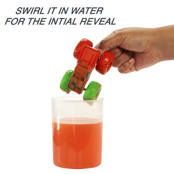 Inside the Hot Wheels Monster Trucks Color Reveal barrel drum is an awesome Monster Truck with a surprise deco just waiting to be discovered