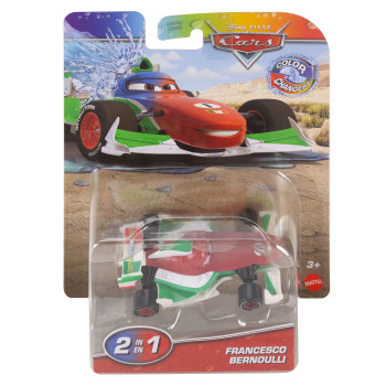 Disney Pixar Cars Colour Changers: FRANCESCO BERNOULLI 1:55 Scale Vehicle