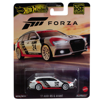 Hot Wheels Premium Pop Culture '17 AUDI RS 6 AVANT (Forza) 1:64 Scale Die-cast Vehicle in packaging