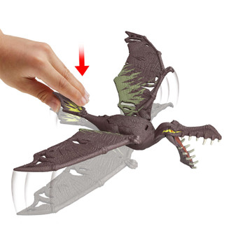 Push down on the tail of the Thapunngaka for Wing-Flapping Action!