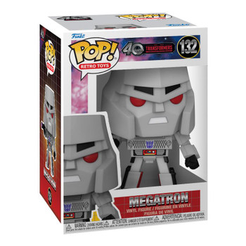 Funko POP! Retro Toys #132: Transformers MEGATRON 4.7" (11.9 cm) Vinyl Figure in packaging