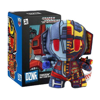 DZNR Transformers STARSCREAM "What's Inside" Edition 7-inch Collectible Designer Plush Toy