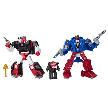 Autobot Alphastrike Counterforce pack includes Slamdance, a G2 deco’d Covert Clone Sideswipe, and a Battle Masters figure.