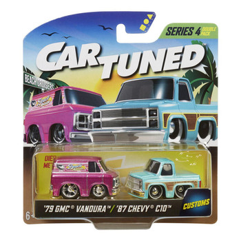 CarTuned Series 4 - '79 GMC VANDURA and '87 CHEVY C10 Die-cast Vehicle 2-Pack