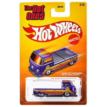 Hot Wheels The Hot Ones VOLKSWAGEN T2 PICKUP 1:64 Scale Die-cast Vehicle in packaging - Front