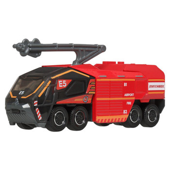 Matchbox Working Rigs - MBX Flame Blaster Airport Fire Truck (Red & Black)