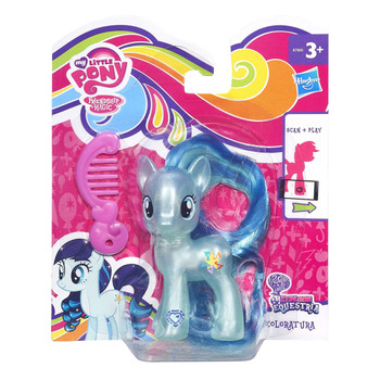 My Little Pony Explore Equestria Pearlescent COLORATURA with Comb in packaging.