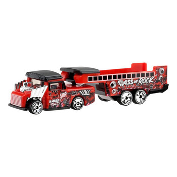 Hot Wheels Track Fleet HAULIN' CLASS (Red) 1:64 Scale Die-cast Truck