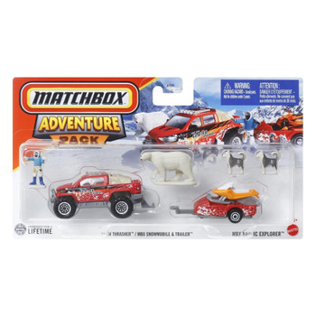 Matchbox Adventure Pack MBX ARCTIC EXPLORER 1:64 Scale Die-cast Vehicle Playset in packaging