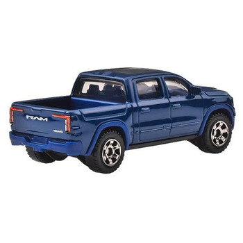 2025 Ram 1500 REV in dark blue, with black base and interior