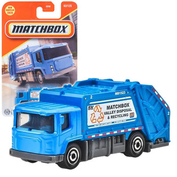 Matchbox MBX EV TRASH TRUCK (Blue) 1:64 Scale Die-cast Vehicle