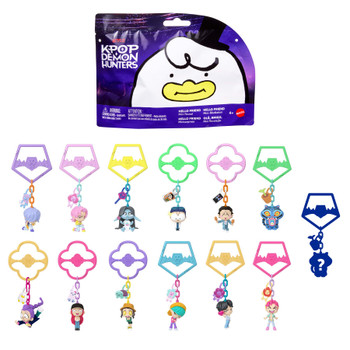 KPop Demon Hunters 1.5-inch Mini Collectible Keychain Figure (Styles Vary)