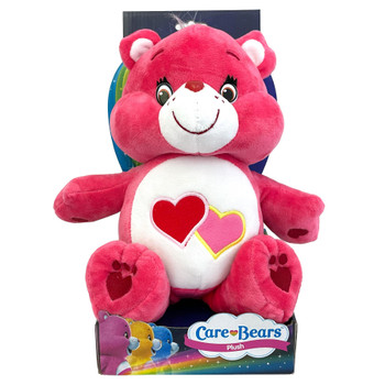Care Bears LOVE-A-LOT BEAR 10-inch Super-Soft Plush in packaging