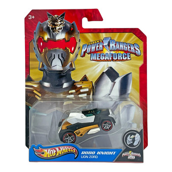 Hot Wheels Power Rangers Megaforce YELLOW RANGER TIGER ZORD 1:64