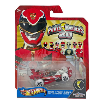 Hot Wheels Power Rangers 20th Anniversary MEGA STRIKE RACER 1:64 Scale Die-cast Vehicle in packaging - Front