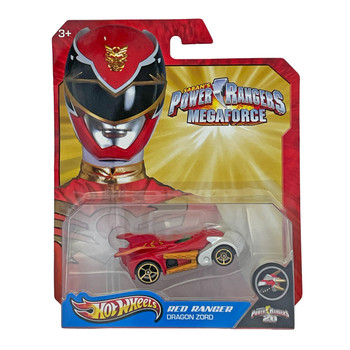 Hot Wheels Power Rangers Megaforce YELLOW RANGER TIGER ZORD 1:64