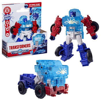 Transformers Cyberworld Energon Surge OPTIMUS PRIME Cyber Changers 4-Inch Action Figure