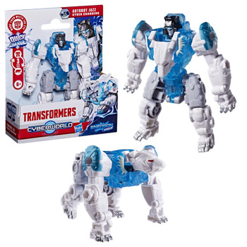 Transformers Cyberworld Energon Surge AUTOBOT JAZZ Cyber Changers 4-Inch Action Figure