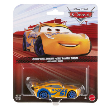 Disney Pixar Cars: DINOCO CRUZ RAMIREZ 1:55 Scale Die-Cast Vehicle in packaging