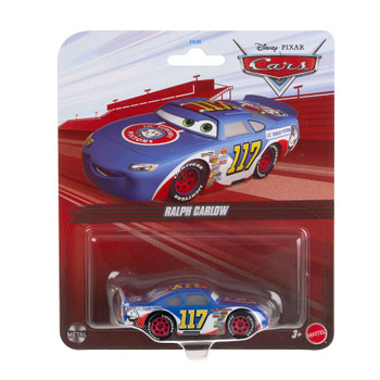Disney Pixar Cars: RALPH CARLOW 1:55 Scale Die-Cast Vehicle in packaging
