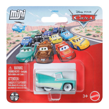 Disney Pixar Cars: FLO Metal Mini Racers Vehicle in packaging
