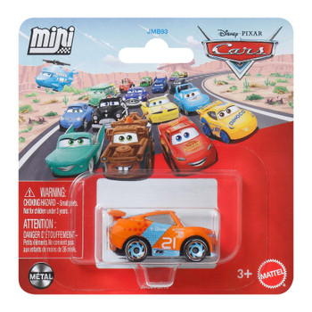 Disney Pixar Cars: RYAN "INSIDE" LANEY Metal Mini Racers Vehicle in packaging