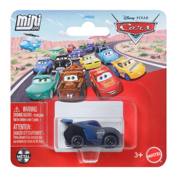 Disney Pixar Cars: JACKSON STORM Metal Mini Racers Vehicle in packaging