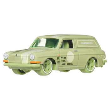 Hot Wheels Pantone Series #2304 - CUSTOM '69 VOLKSWAGEN SQUAREBACK (Pale Green) 1:64 Scale Die-cast Vehicle (#2/6)