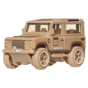 Hot Wheels Pantone Series #7504 - LAND ROVER DEFENDER 90 (Light Brown) 1:64 Scale Die-cast Vehicle (#5/6)