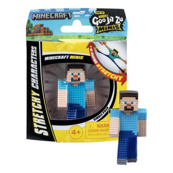 Heroes of Goo Jit Zu Minecraft Minis STEVE 2.5-inch Stretchy Character