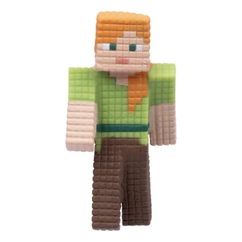 This Mini Minecraft Alex figure can stretch her amazing body up to 4 times her normal size