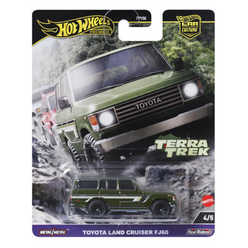 Hot Wheels Car Culture TOYOTA LAND CRUISER FJ60 1:64 Scale Die-cast Vehicle in packaging - Front