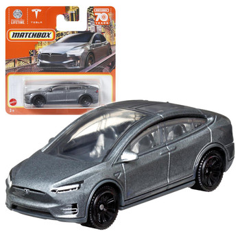 Matchbox TESLA MODEL X (Grey) 1:64 Scale Die-cast Vehicle