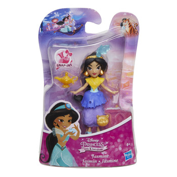 Disney Princess Little Kingdom JASMINE 3" Doll with 3 Snap-Ins