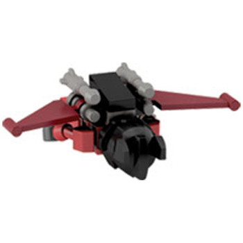 Use the Kre-O pieces to build Misfire as a robot or futuristic jet