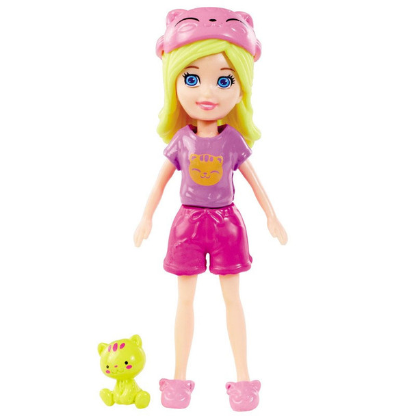 Polly Pocket Sleepover Slumber Party POLLY 9.5 cm Doll and Accessory