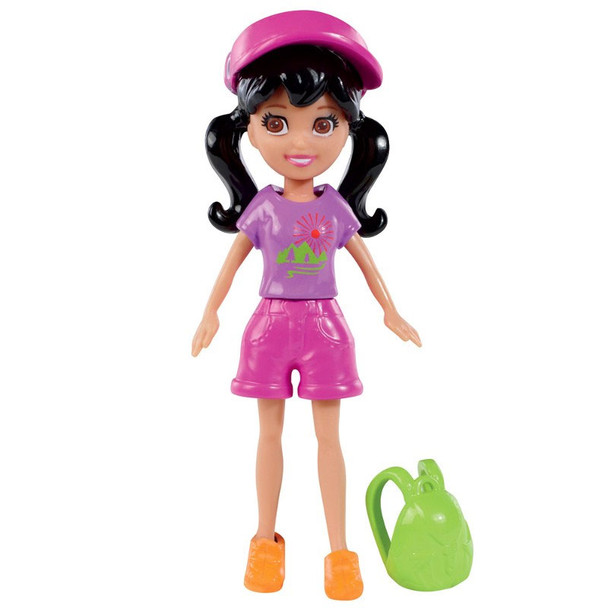 Polly Pocket Backpacking CRISSY 9.5 cm Doll and Accessory
