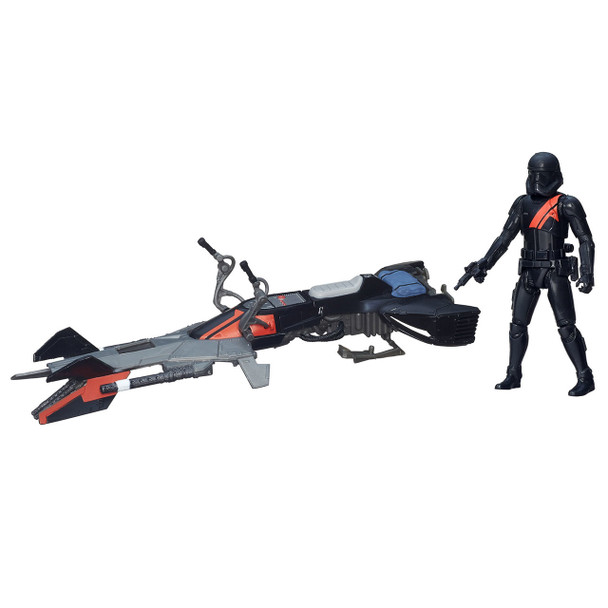 Star Wars ELITE SPEEDER BIKE & 3.75" STORMTROOPER Figure