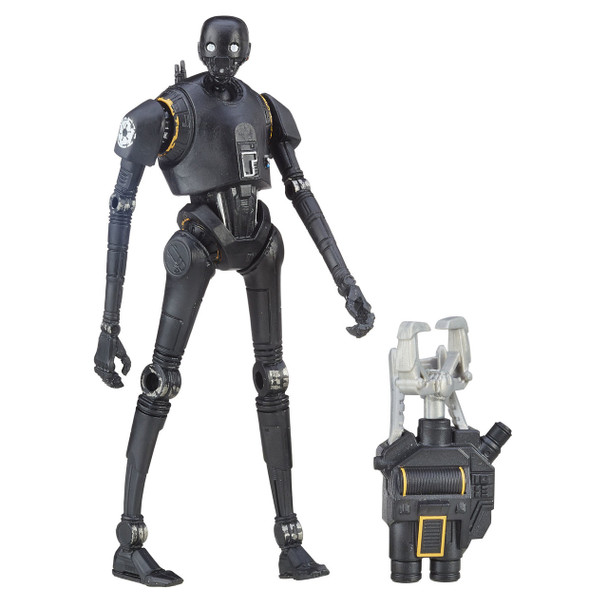 K-2SO Imperial security droid 3.75 inch (10 cm) scaled action figure with 5 points of articulation. Includes zipline accessory.