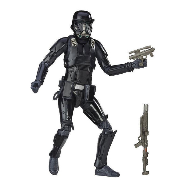 Outfitted with 2 signature blaster accessories, this 6-inch Imperial Death Trooper figure from The Black Series features premium deco across multiple points of articulation and quality realism for iconic role play and ultimate collectability.