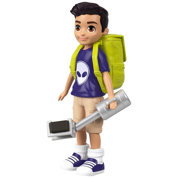 Featuring an active pose, 3.5-inch (9 cm) Selfie Stick Nicolas doll is ready for journalistic adventure!